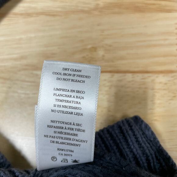 Rails NWT Venus Sweater Iron Black Tie Dye Size M Heavy Rib Knit Cashmere Blend - Picture 11 of 11